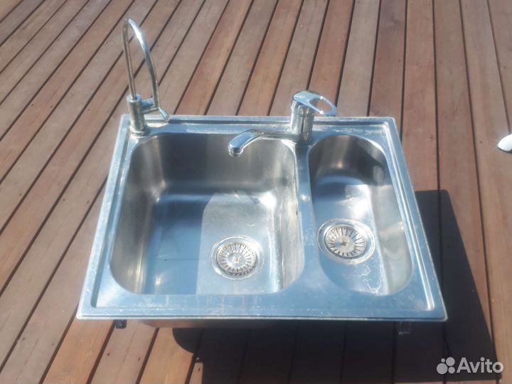 Мойка для кухни из нержавейки бу