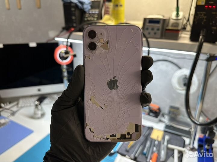 Замена заднего стекла iPhone/Замена задней крышки
