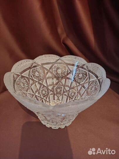 Ваза. Хрусталь. СССР