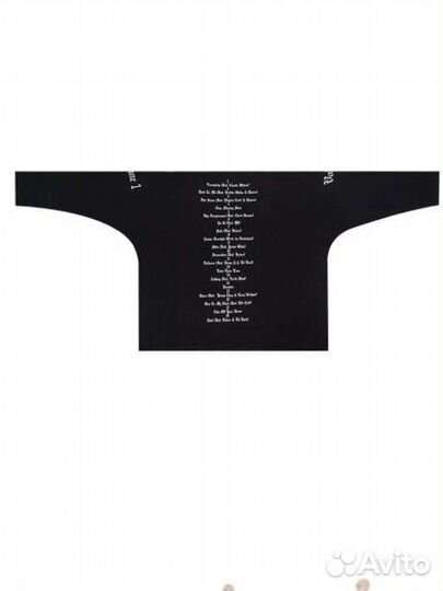 Черный лонгслив