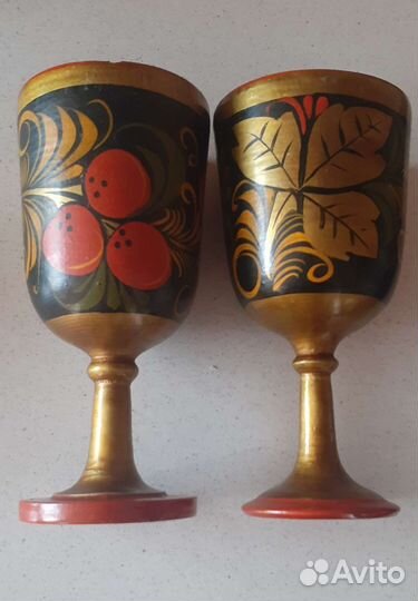 Фужеры из дерева СССР