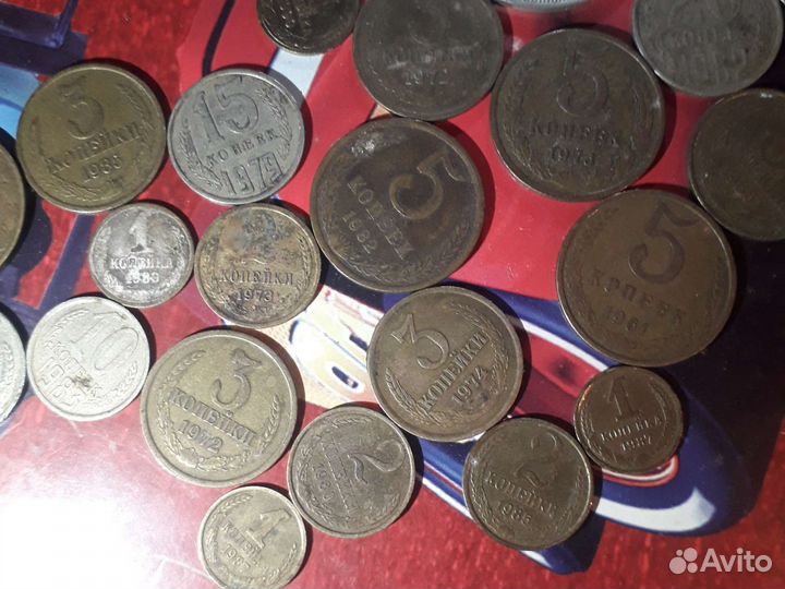 Колекционирование 1 р копейки СССР всё колекция