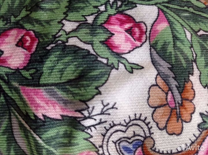 Павловопосадский платок шерсть