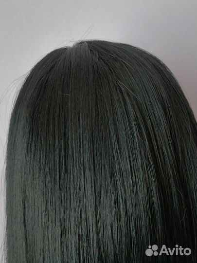 Парик черный длинный