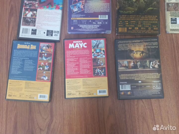 Диски мультфильмы, детские и взрослые фильмы