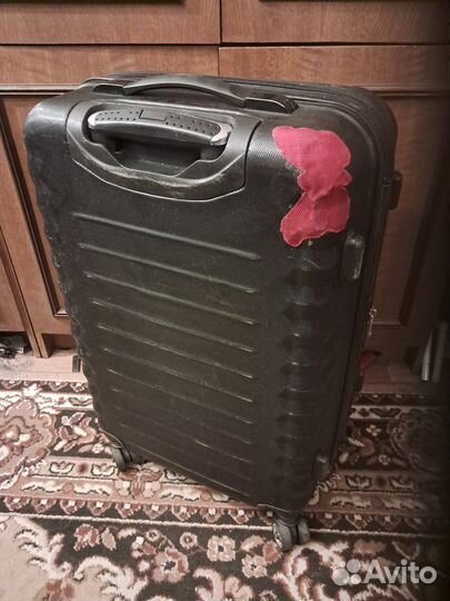 Чемодан на 4 колесах большой(М+),с расширением,пла