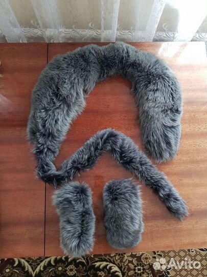 Воротник, меховые лоскутки