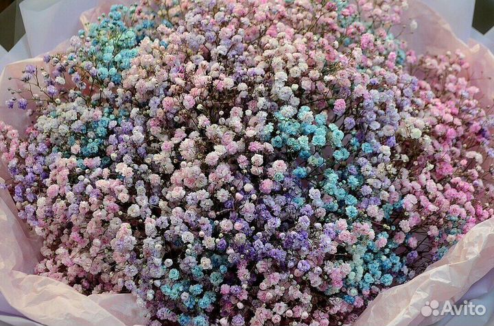 Букет из гипсофилы, доставка цветов