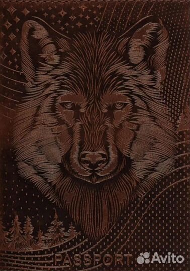 Обложка для паспорта, натуральная кожа