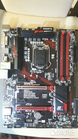 Продам неисправную материнку 1151