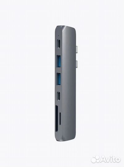 Адаптер Satechi Aluminum Pro Hub для Macbook