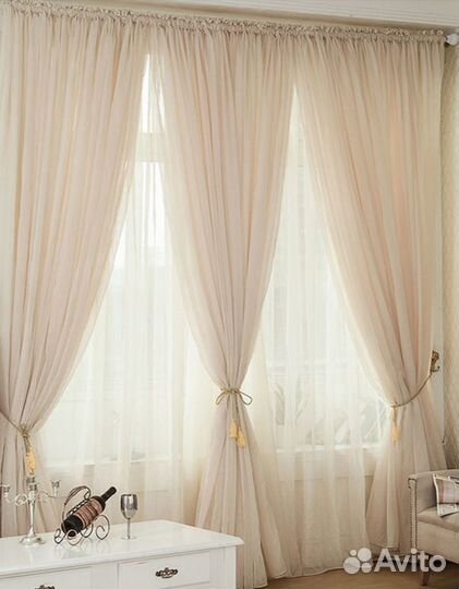 Пошив тюля штор на окно