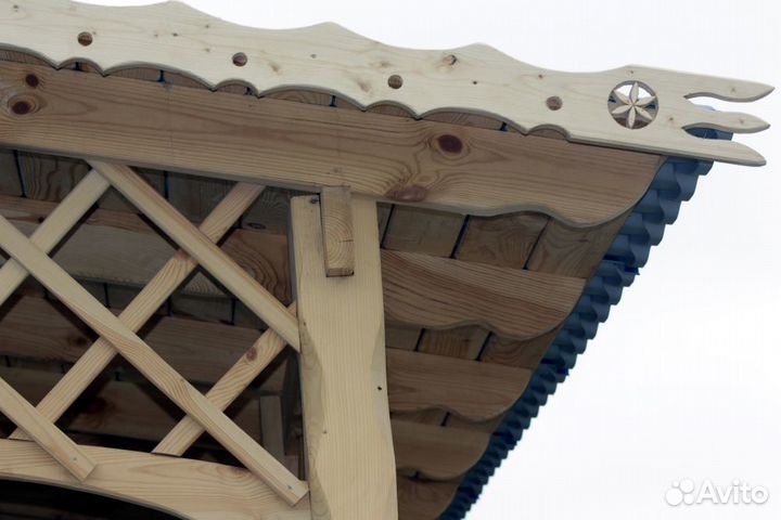 Навес из дерева