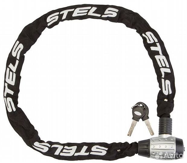 Цепь-замок 85704, 6х1200 мм в тканевой оплётке