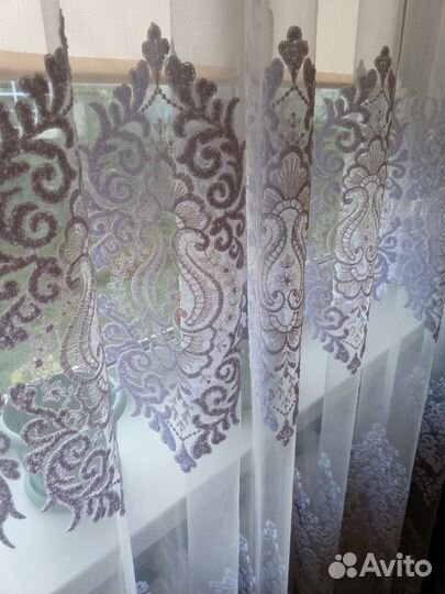 Комплект шторы и тюль