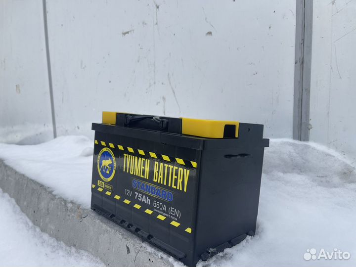 Аккумулятор 75 Ah 12V 6ст-75 660 А (EN)