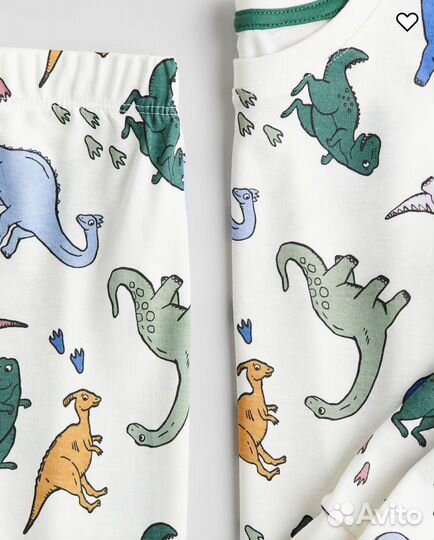 Пижама на мальчика hm динозавры