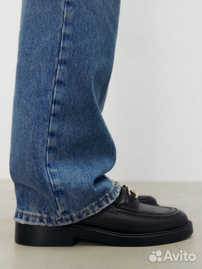 Кожаные лоферы Zara
