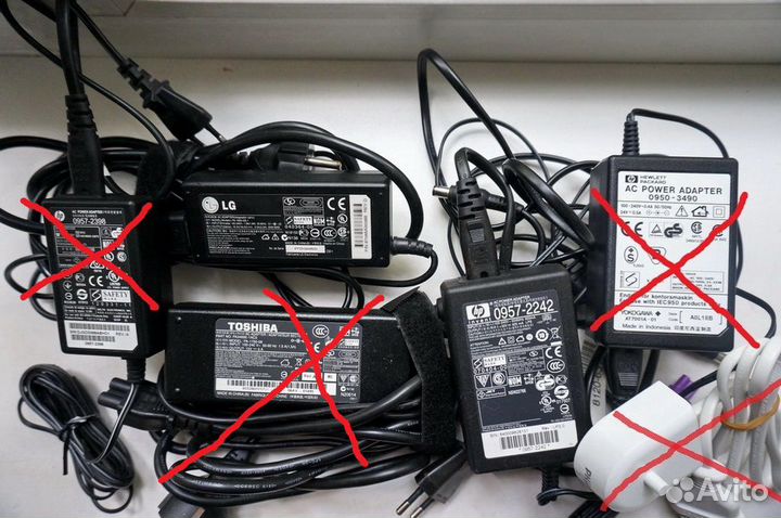 Блоки питания, кабели питания, usb-кабели б/у