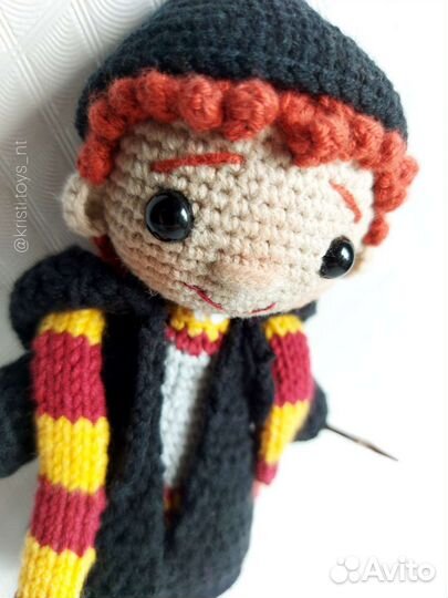 Вязаная грушка Рон бронь