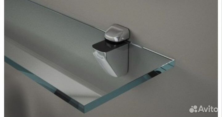 Полка в ванную стеклянная