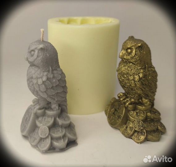 Силиконовая форма для гипса, для свечей, для мыла