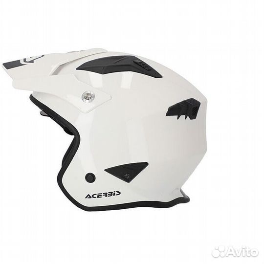Acerbis Aria 2206 Jet Motorcycle Мотошлем White