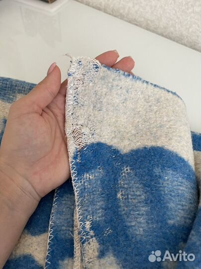 Одеяло детское шерстяное СССР 90х140