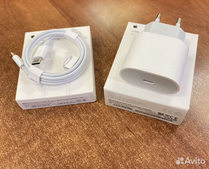 Зарядка для iPhone 20w кабель lightning USB-C