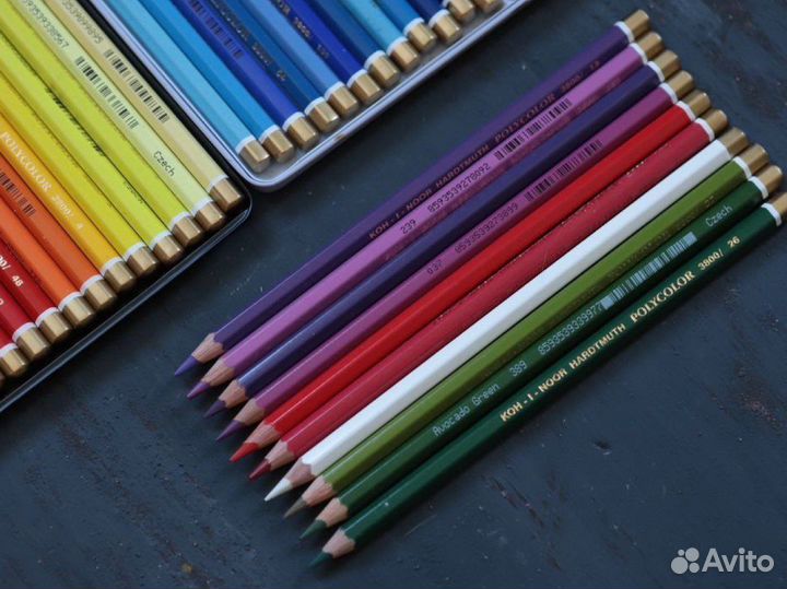 Карандаши цветные Koh-i-noor Polycolor 79 штук