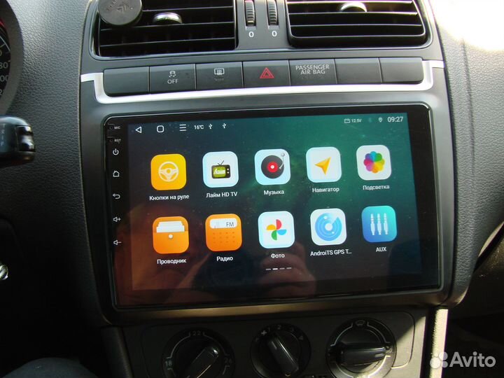 Android магнитола для Поло седан с 2010 по 2020 г