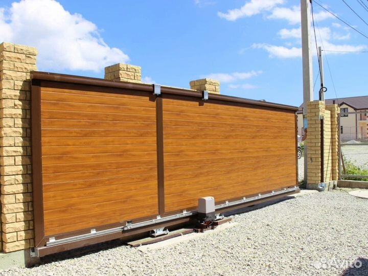 Откатные ворота 