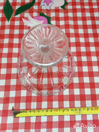 Ваза для фруктов на ножке. Винтаж. СССР