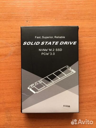 Новый M.2 Nvme SSD 512GB