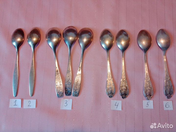 Чайные ложки СССР мнц