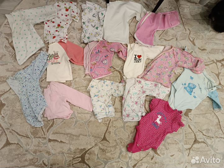 Детская одежда для новорожденных пакетом