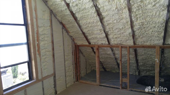 Утепление внутренних пенополиуретаном стен дома