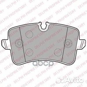 LP2249 Колодки тормозные audi A6 11/A7 10- зад