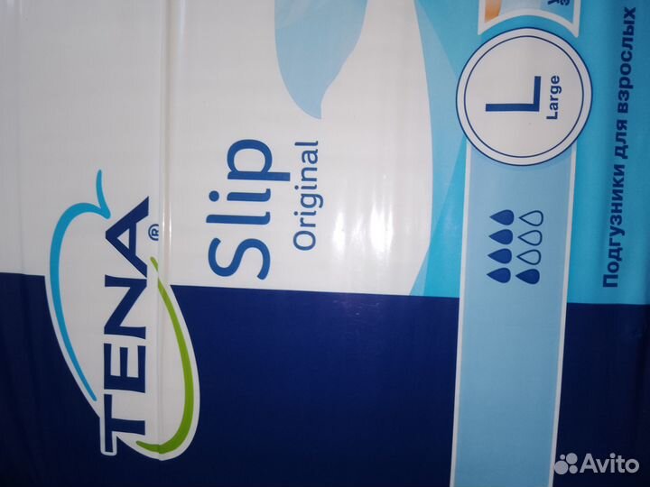 Подгузники для взрослых tena Размер L