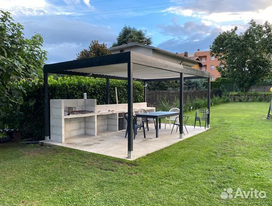 Мангальная зона 5х8 Навес