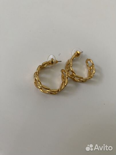 Винтажные серьги кольца