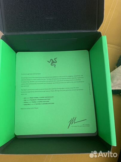 Микрофон razer seiren x