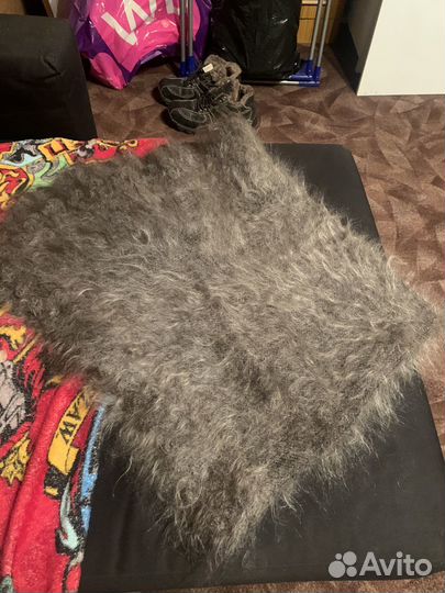 Шаль пуховая ручная работа