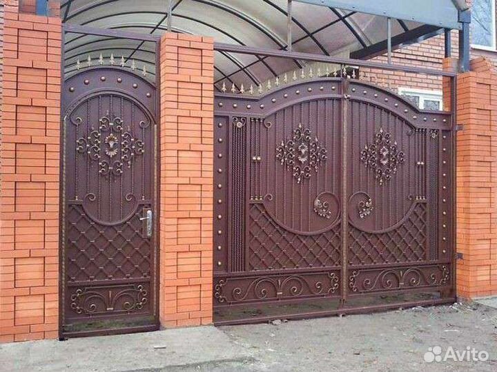 Металические ворота на заказ