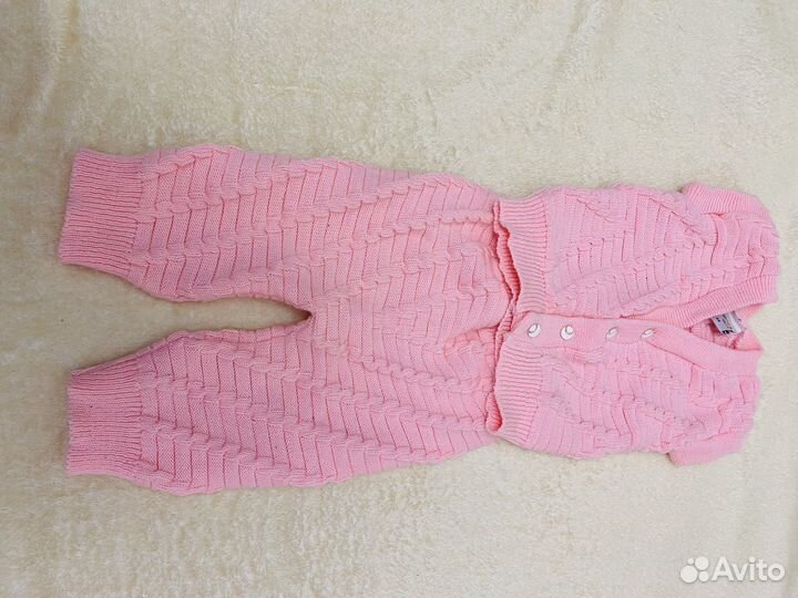 Костюм вязаный для девочки 68 р