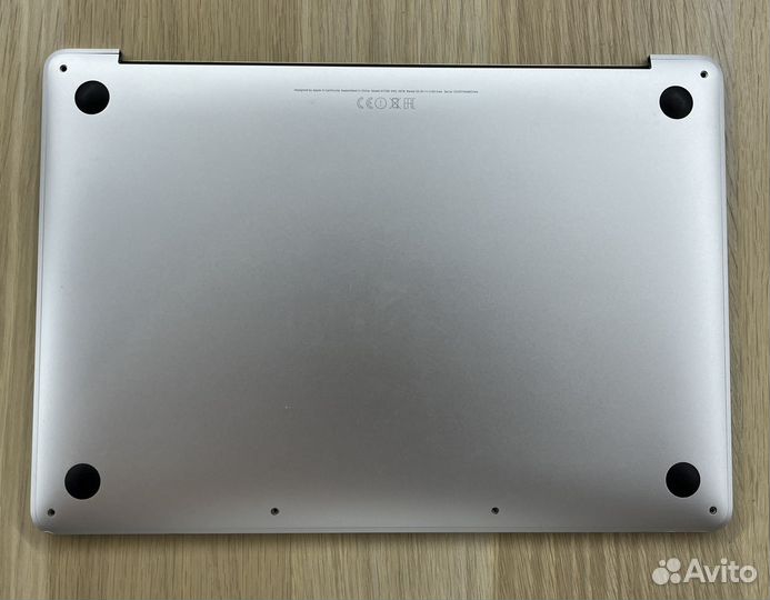 Топкейс Apple macbook pro a1708 silver