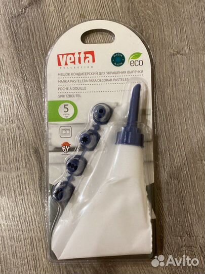 Кондитерский мешок с насадками