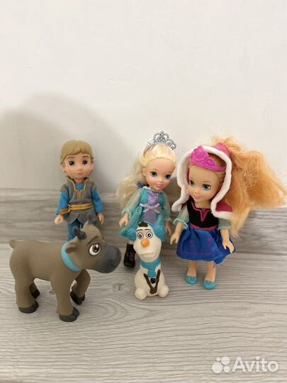 Куклы Ельза, Анна, Кристофф, Олафф, Свэн, оригинал