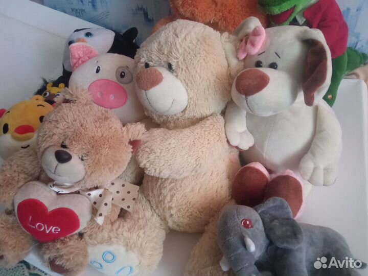 Мягкие игрушки лот