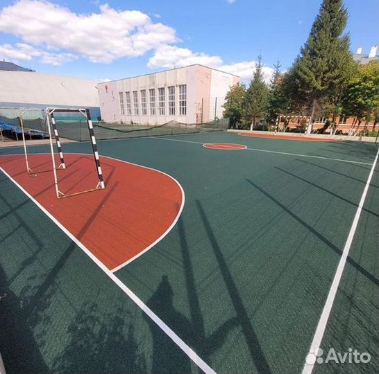 Резиновое покрытие для детских площадок